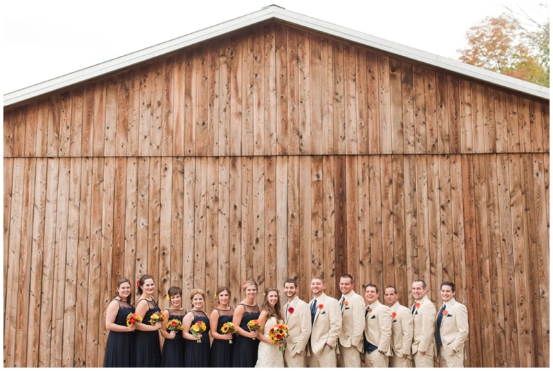 Fall barn wedding at Gable Farm by Madeline Jane Photography