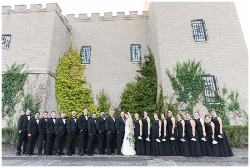Black tie fall wedding at Shakespeare's Restaurant in Pennsylvania by Madeline Jane Photography