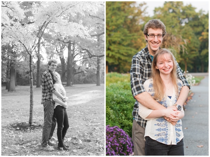 Fall Pittsburgh Engagement Session at Highland Park by Madeline Jane Photography