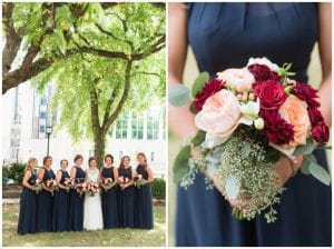 Fall wedding at Saint Paul Cathedral, Pittsburgh, PA by Madeline Jane Photography