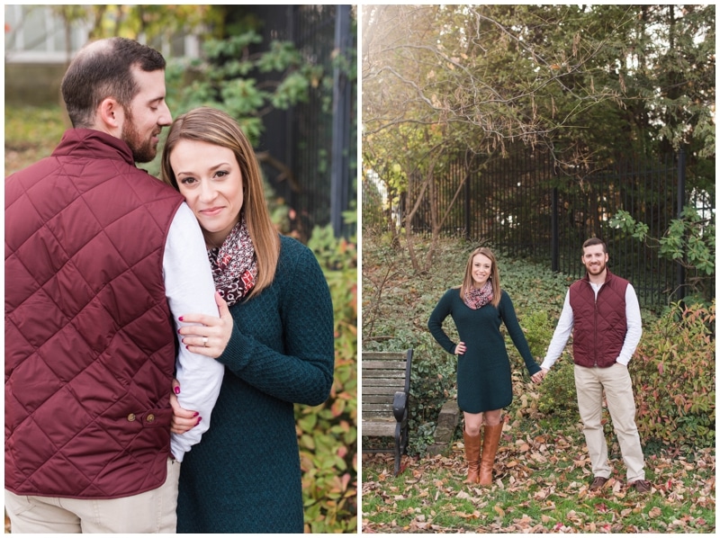 Fall Phipps Conservatory engagement session in Pittsburgh, PA by Madeline Jane Photography
