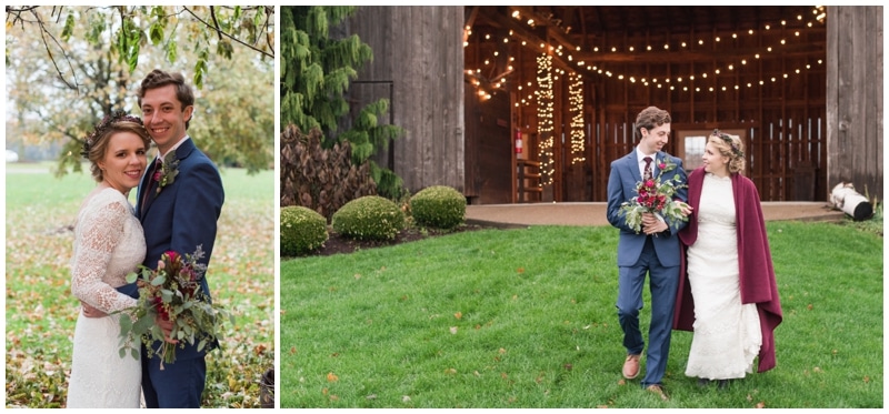 Romantic fall Armstrong Farms wedding by Madeline Jane Photography