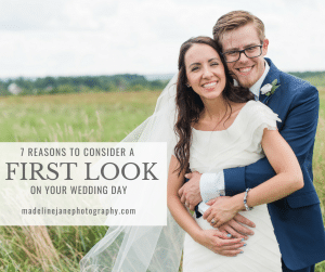 7 reasons to consider a first look by Madeline Jane Photography