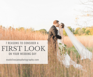 7 reasons to consider a first look by Madeline Jane Photography