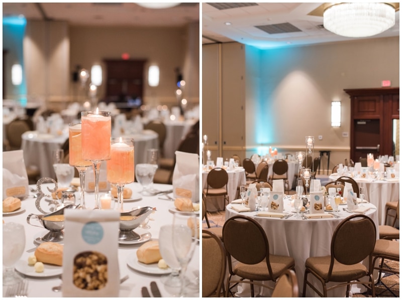 Sheraton Station Square Pittsburgh, PA wedding reception by Madeline Jane Photography