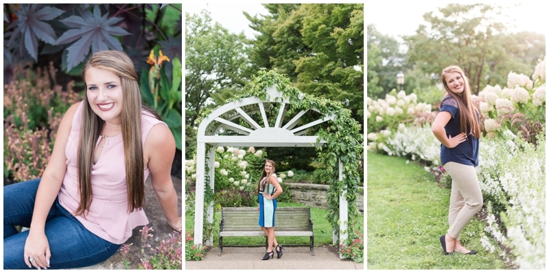Freeport High school senior portraits at Phipps Conservatory in Pittsburgh, PA by Madeline Jane Photography