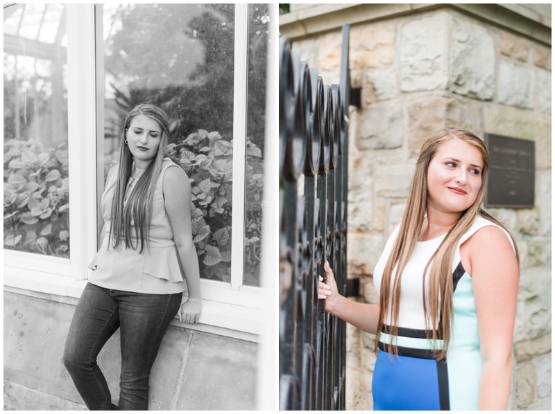 Freeport Area High school senior portraits at Phipps Conservatory in Pittsburgh, PA by Madeline Jane Photography