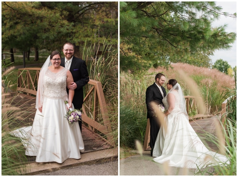 Romantic fall wedding at Pittsburgh Marriott North by Madeline Jane photography