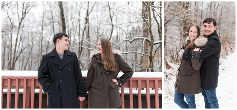 Wintery engagmenet session in Murrysville, PA by Madeline Jane Photography