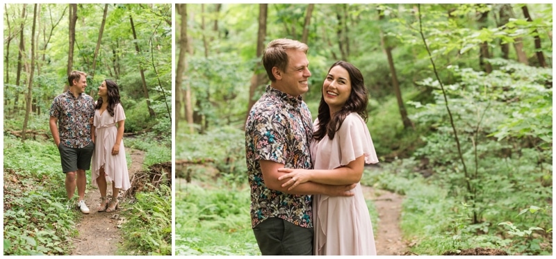 Harrison Hill Park summer engagement session by Madeline Jane Photography
