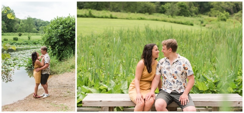 Harrison Hill Park summer engagement session by Madeline Jane Photography