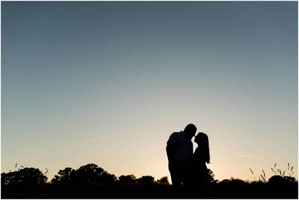 Zelienople sunset engagement session by Madeline Jane Photography