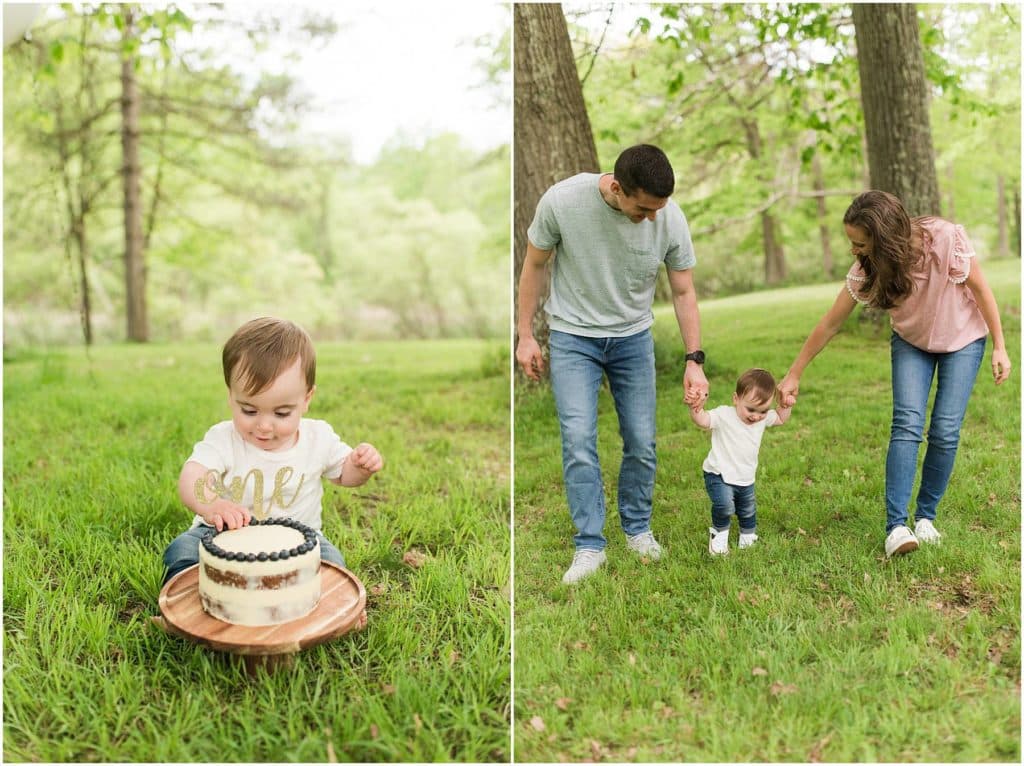 North park cake smash session with Madeline Jane Photography