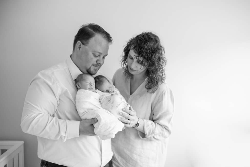 at home newborn session with Madeline Jane Photography